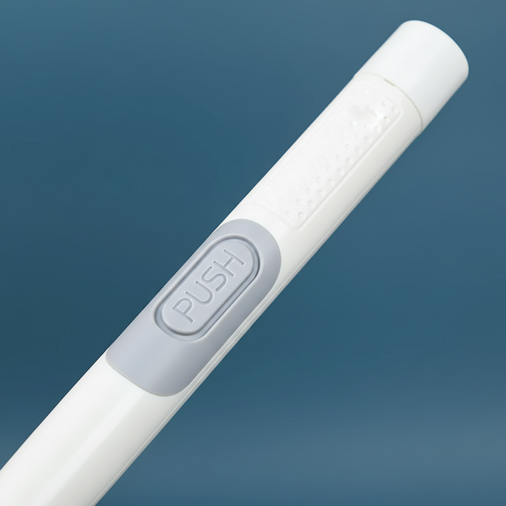 Ergonomic Flexible Toilet Brush with Durable Bristles
