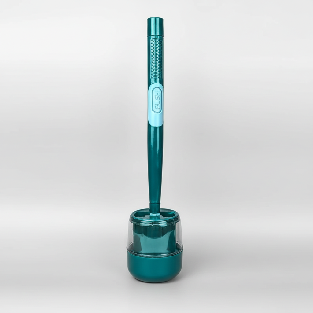 Ergonomic Flexible Toilet Brush with Durable Bristles