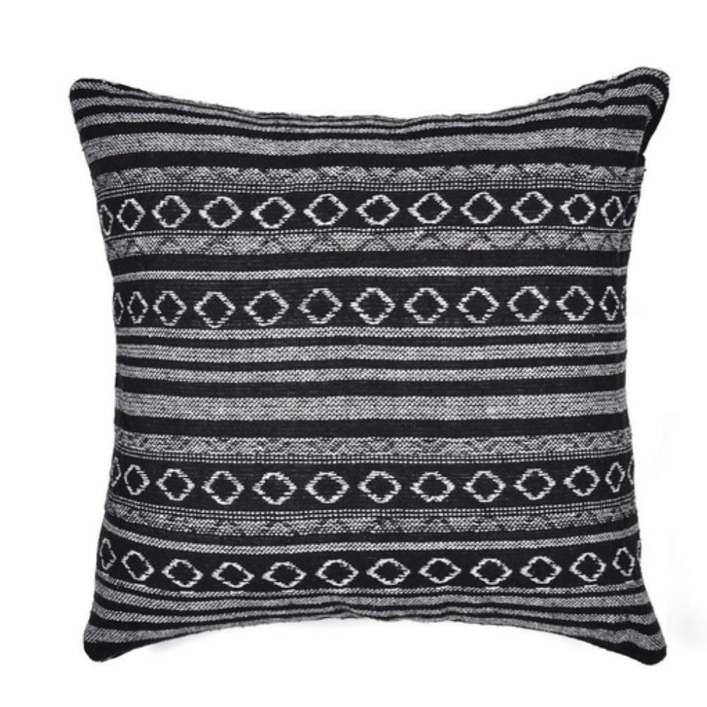 Bohemian Geometric Woven Cushion Cover 18x18