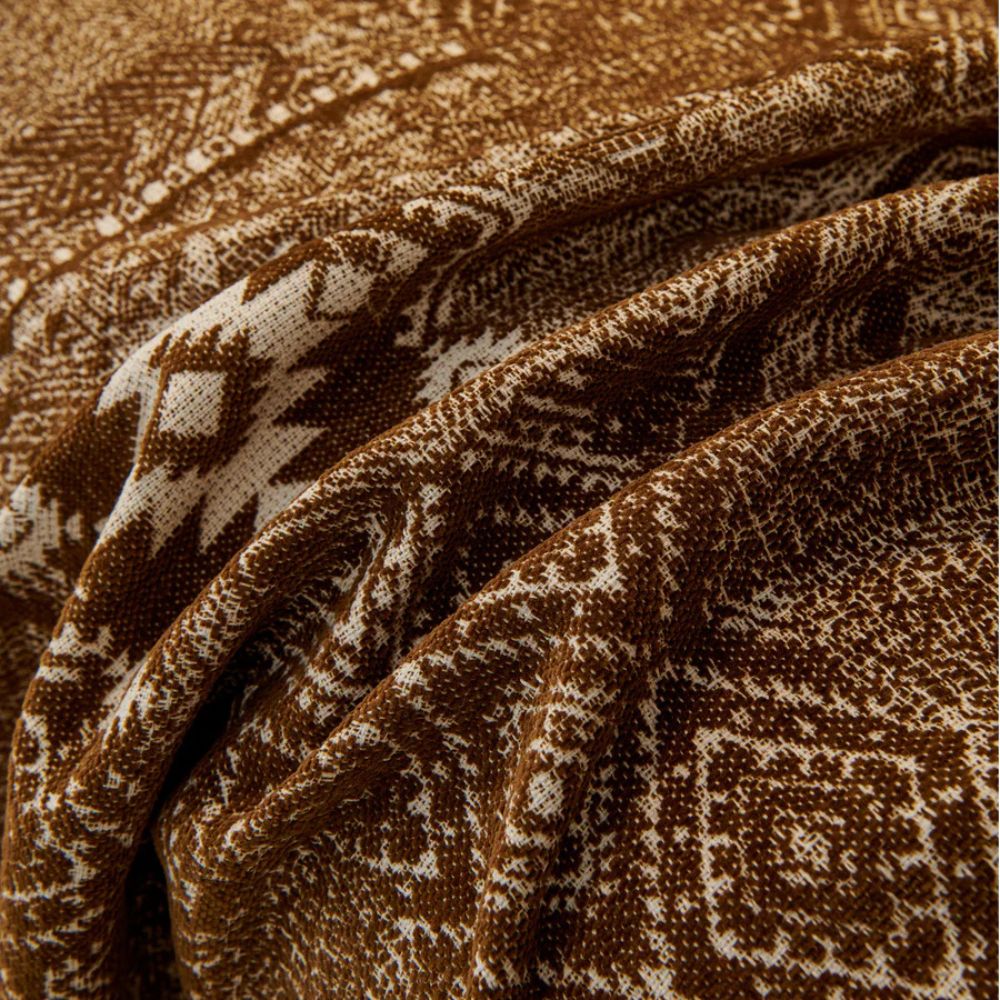 Chenille Ethnic-Inspired Sofa Cover