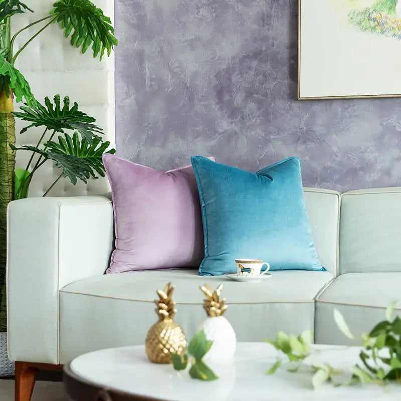 Elegant Velvet Cushion Cover with Refined Details