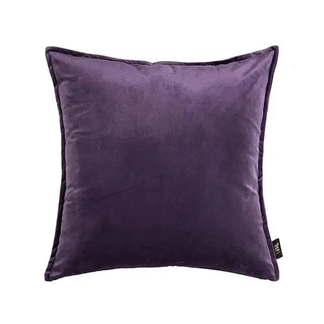 Elegant Velvet Cushion Cover with Refined Details