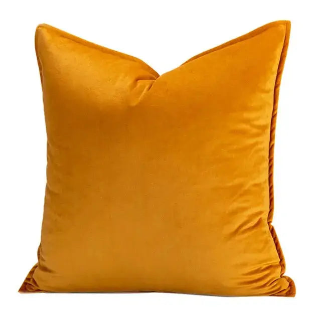 Elegant Velvet Cushion Cover with Refined Details