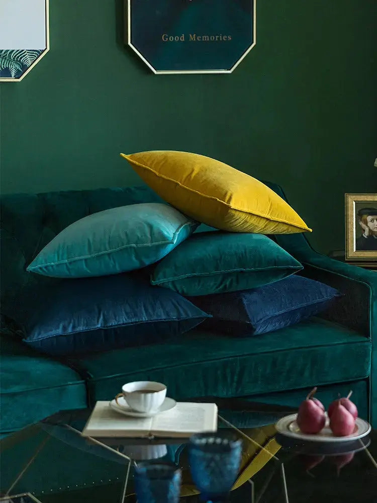 Luxury Velvet Pillowcase with Hidden Zipper