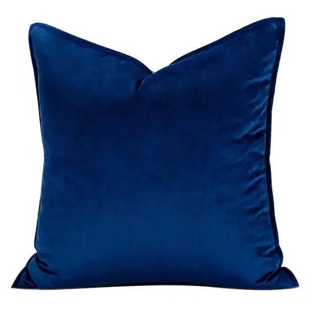 Elegant Velvet Cushion Cover with Refined Details