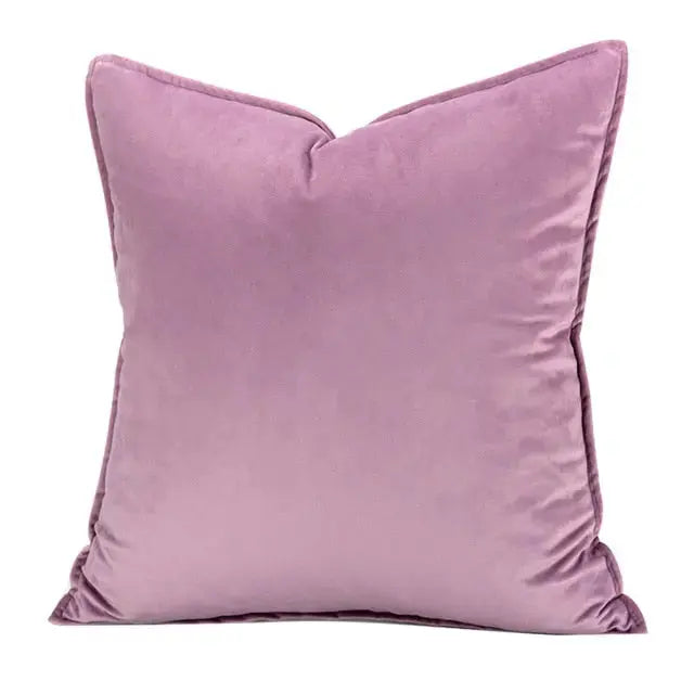 Elegant Velvet Cushion Cover with Refined Details