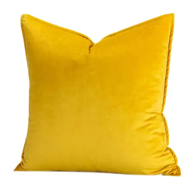 Elegant Velvet Cushion Cover with Refined Details