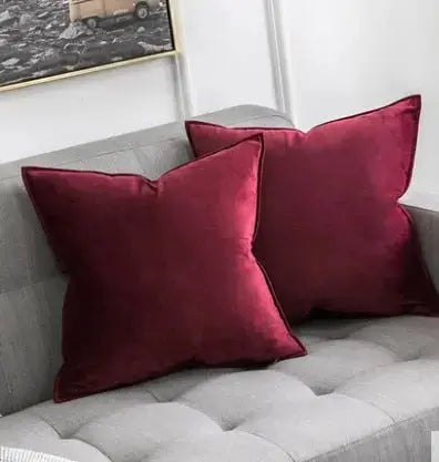 Luxury Velvet Pillowcase with Hidden Zipper