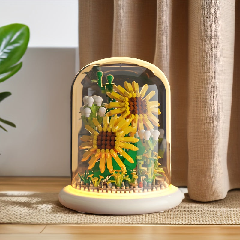 Everlasting Flower Blossom Building Blocks Set