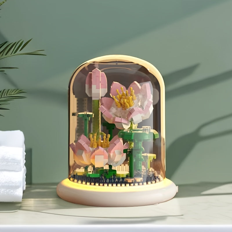 Everlasting Flower Blossom Building Blocks Set