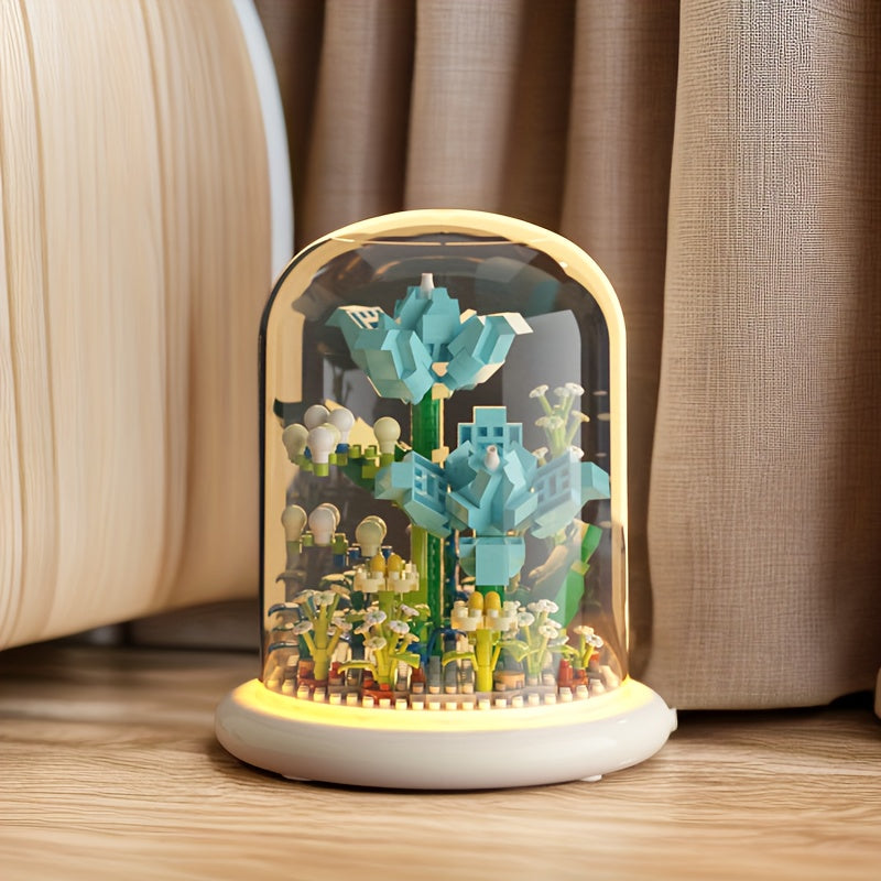 Everlasting Flower Blossom Building Blocks Set