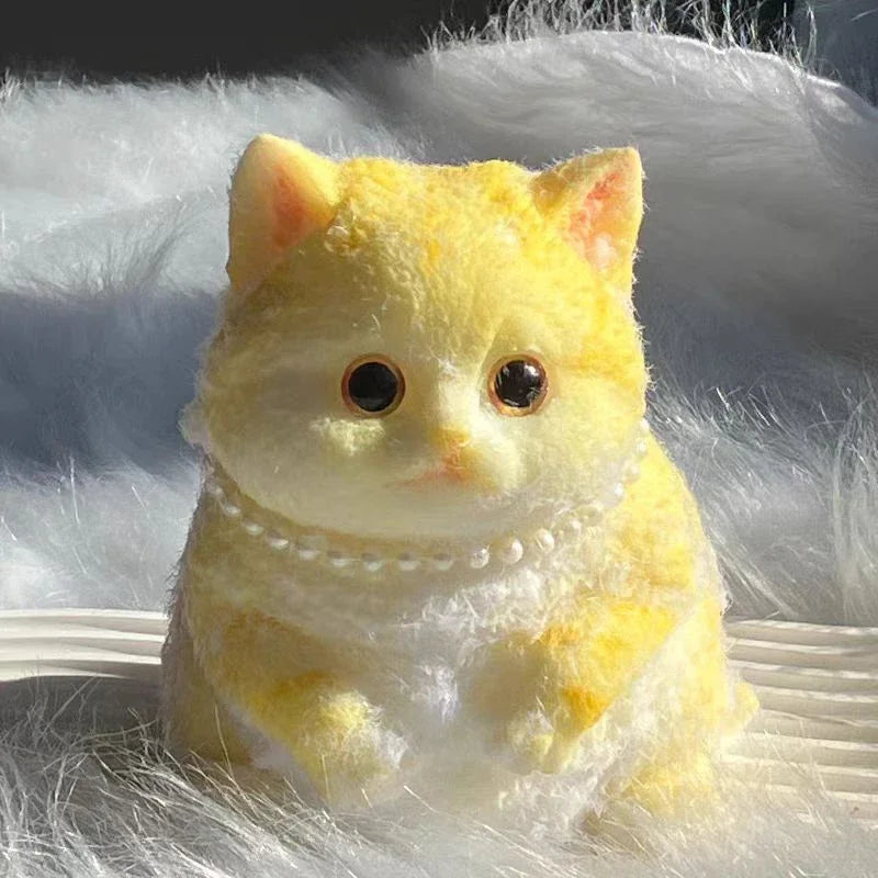 Extra Large Flocked Cat Stress Relief Toy