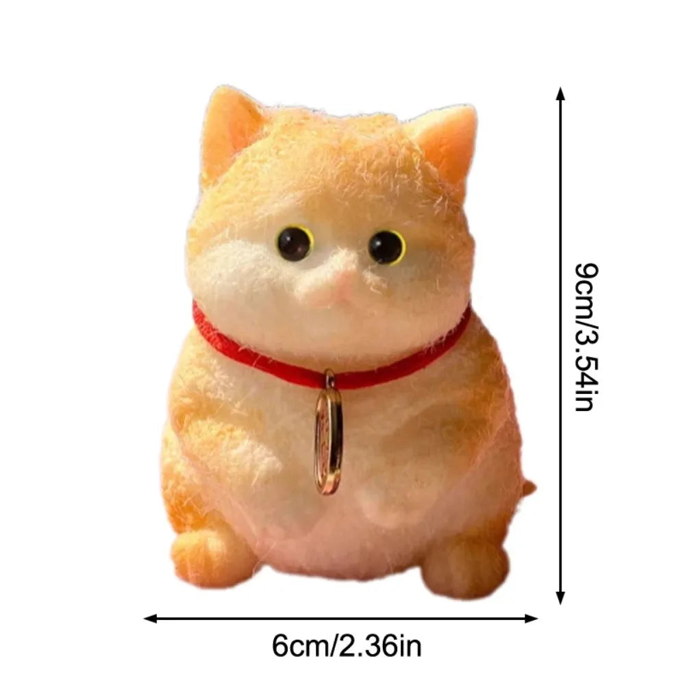 Extra Large Flocked Cat Stress Relief Toy