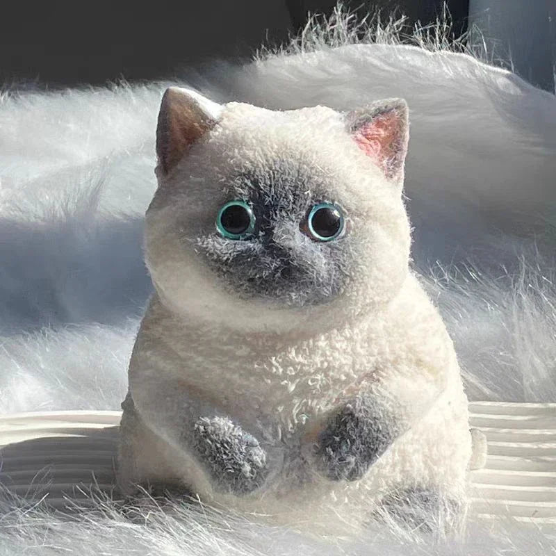 Extra Large Flocked Cat Stress Relief Toy