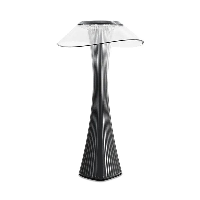 Rustic Industrial Cordless Table Lamp with Adjustable Brightness