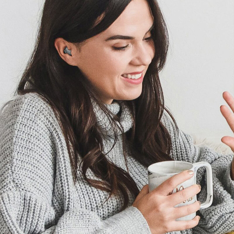 Wireless Bluetooth In-Ear Headphones with IPX5 Water Resistance and Noise Reduction