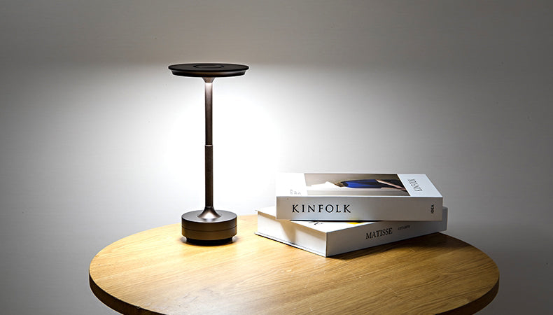 Wireless LED Table Lamp with Touch Control and Adjustable Brightness