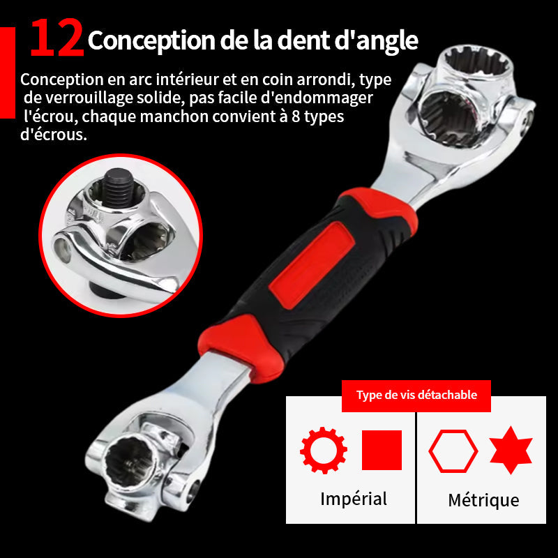 52-in-1 Universal Rotating Socket Wrench