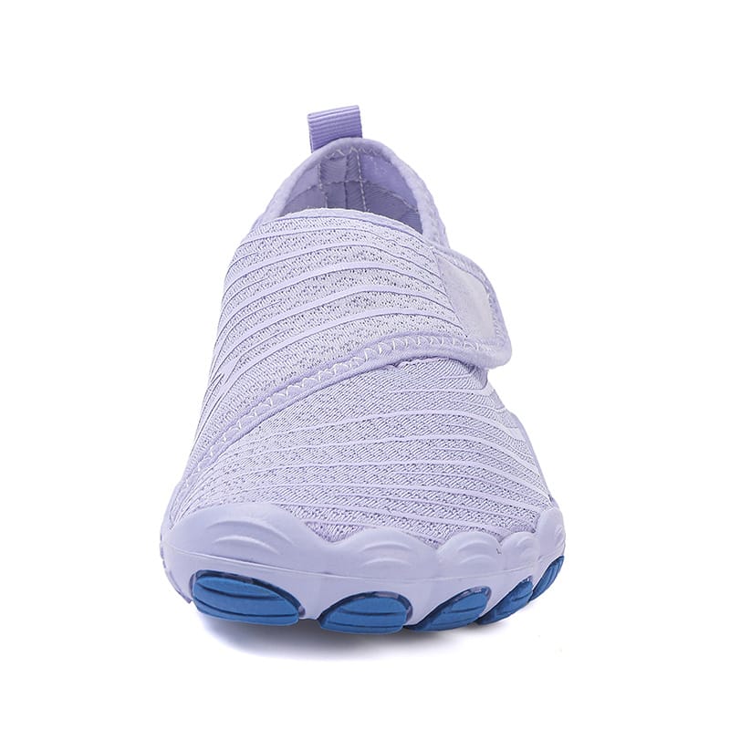 Slip-On Breathable Sports Shoes with Ribbed Detailing