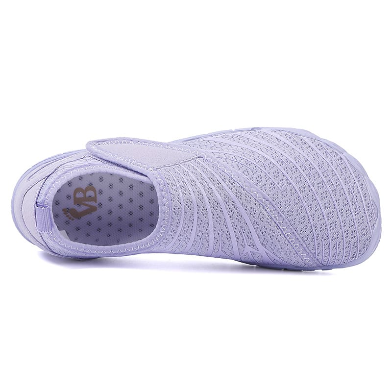 Slip-On Breathable Sports Shoes with Ribbed Detailing