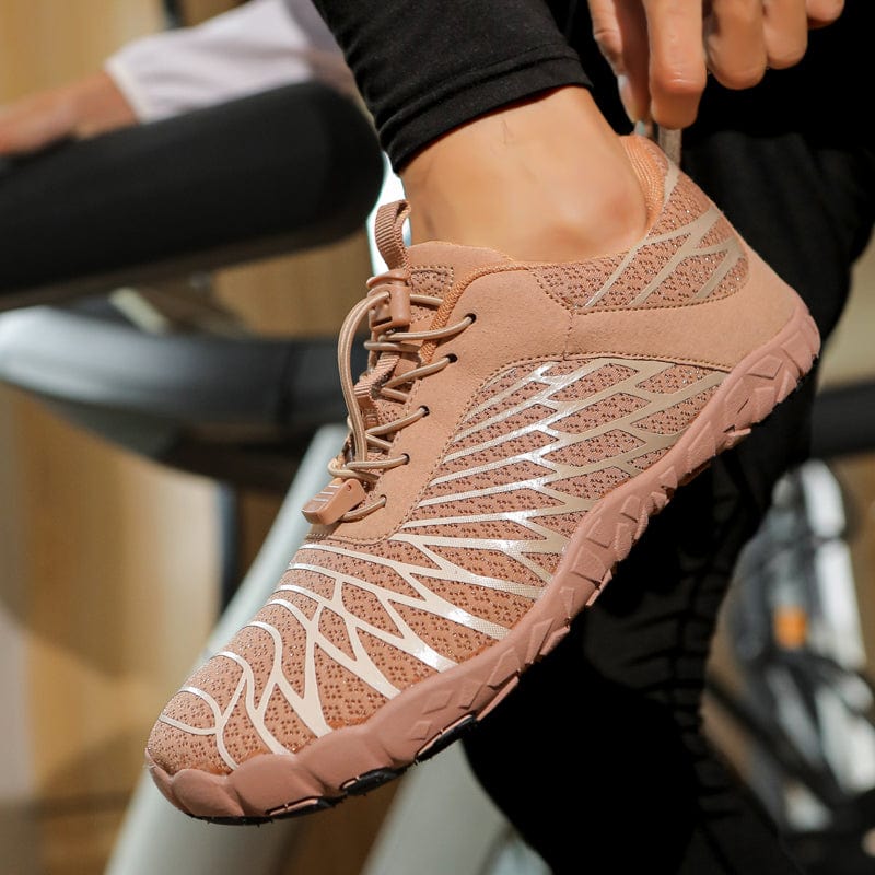 Aerodynamic Mesh Sneakers with Sculpted Outsole