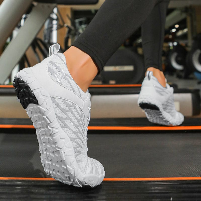 Aerodynamic Mesh Sneakers with Sculpted Outsole