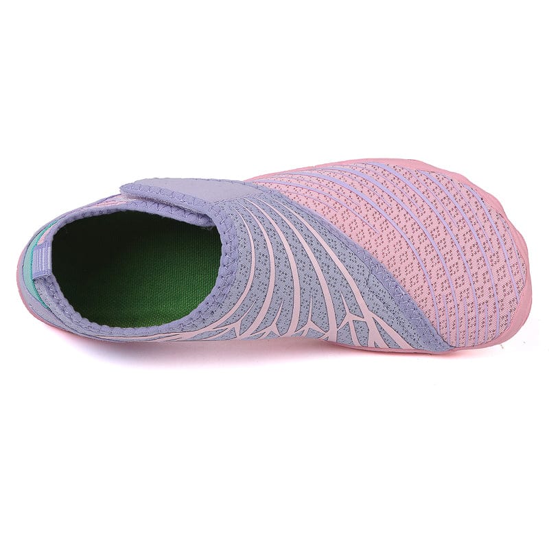 Mauve Slip-On Sports Shoes with Breathable Mesh