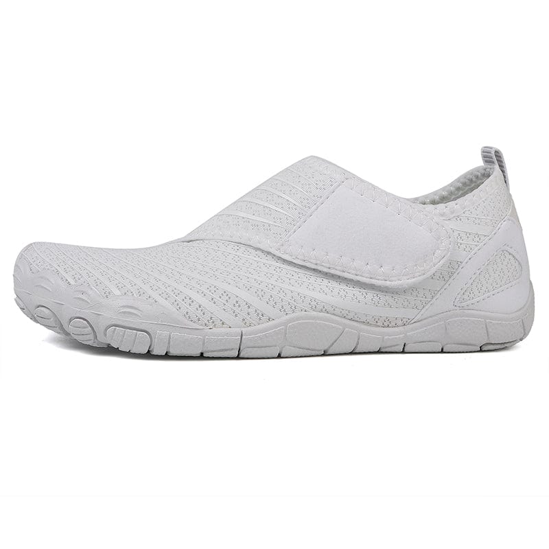 Slip-On Breathable Sports Shoes with Ribbed Detailing