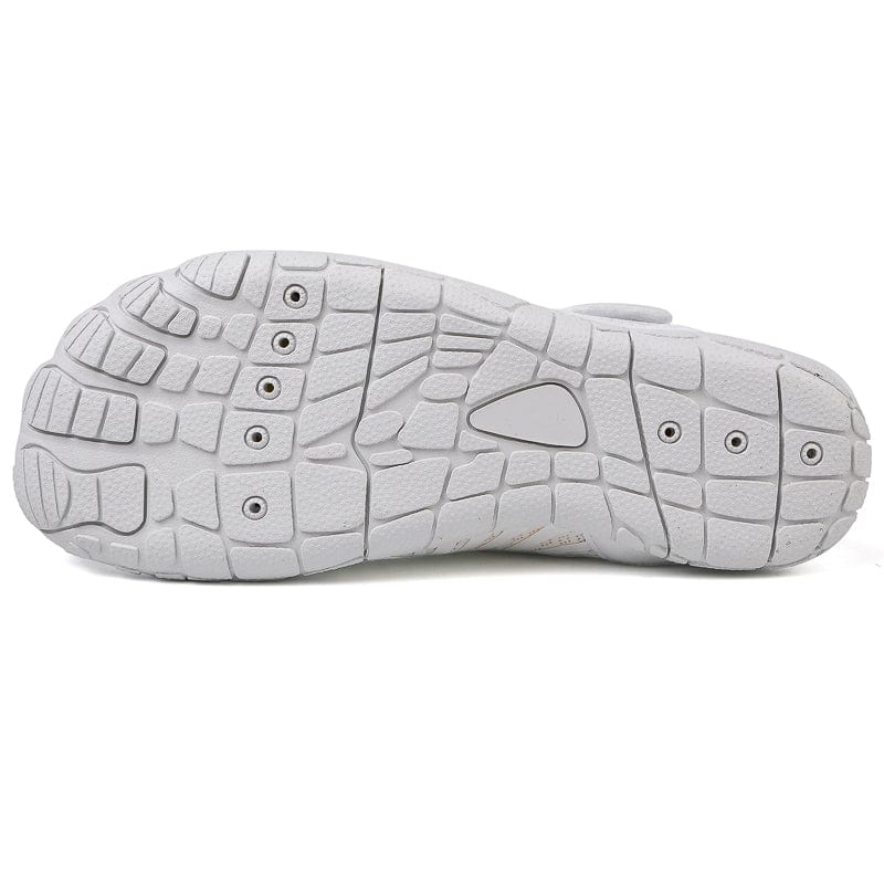 Slip-On Breathable Sports Shoes with Ribbed Detailing