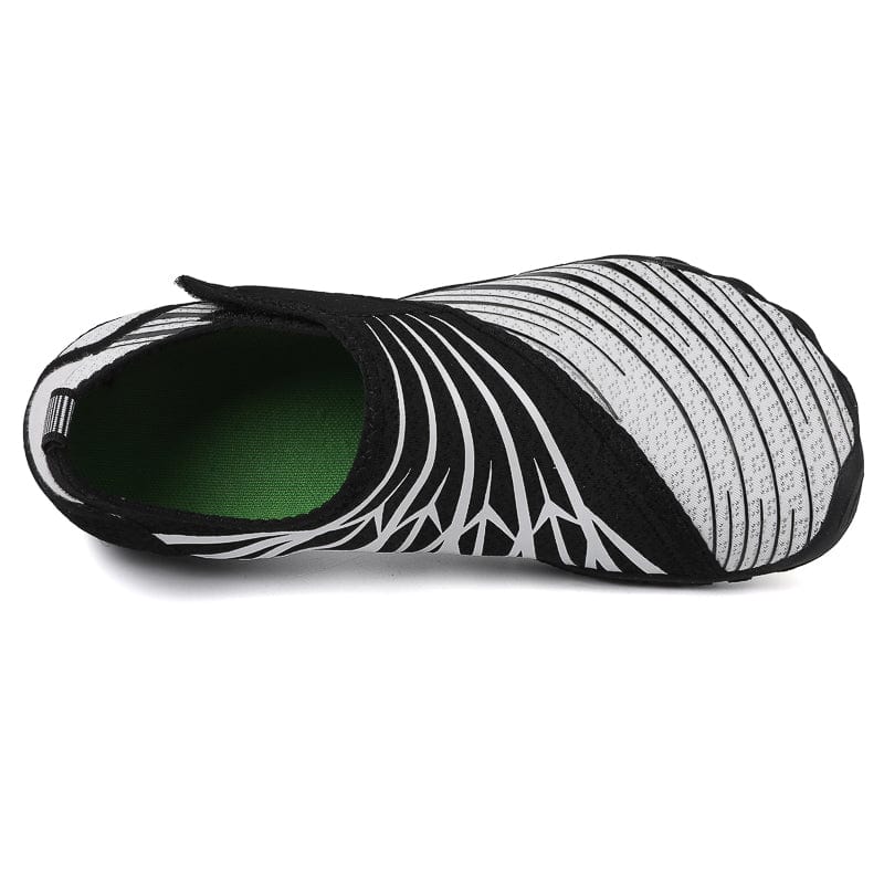 Slip-On Breathable Sports Shoes with Ribbed Detailing
