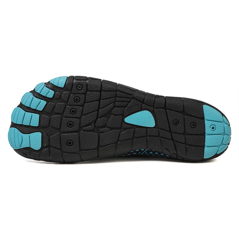 Breathable Mesh Athletic Sneakers with Quick-Lace System