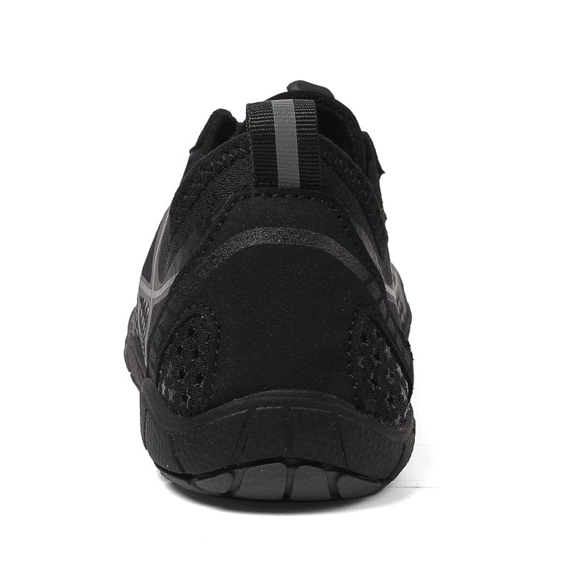 Breathable Mesh Athletic Sneakers with Quick-Lace System