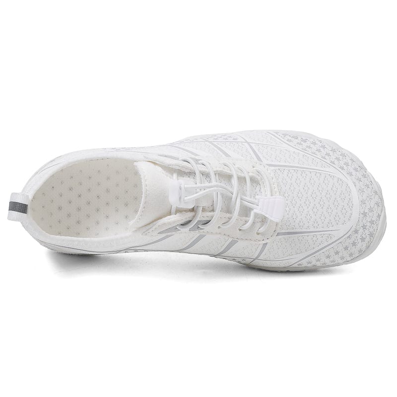 Breathable Mesh Athletic Sneakers with Quick-Lace System