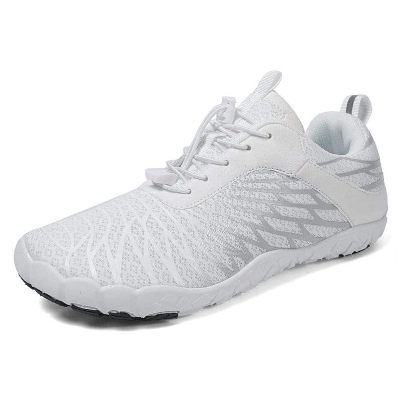 Aerodynamic Mesh Sneakers with Sculpted Outsole