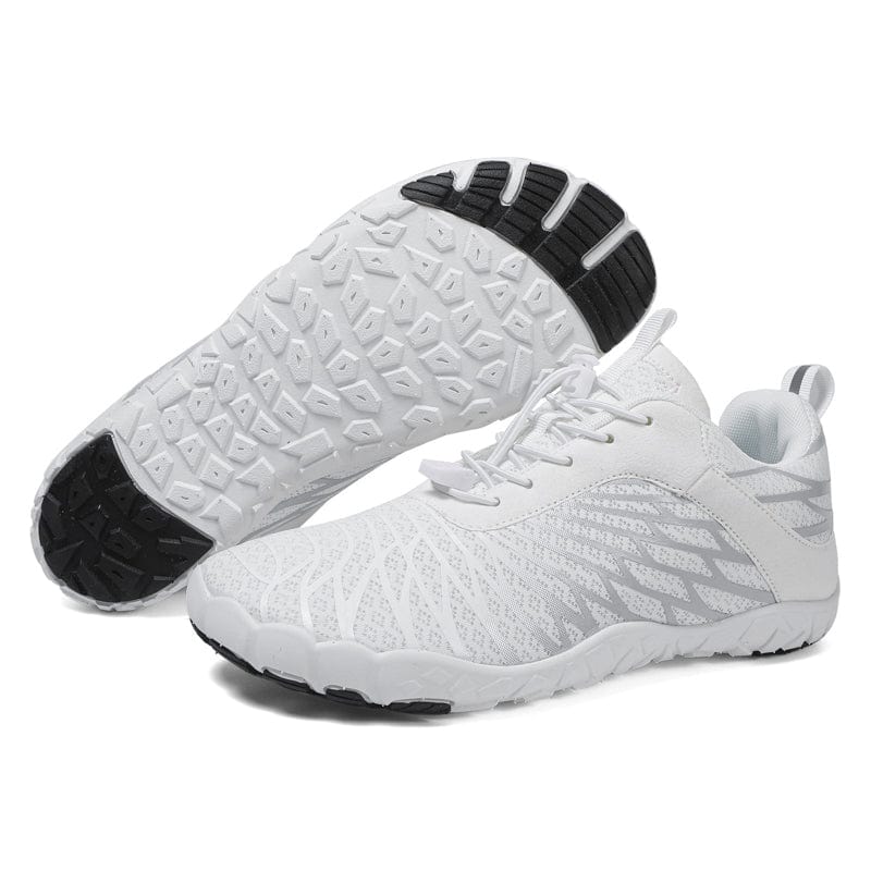 Aerodynamic Mesh Sneakers with Sculpted Outsole