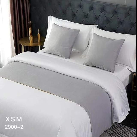 3-Piece Bed Runner Set with Pillow Covers for Queen and King Mattresses