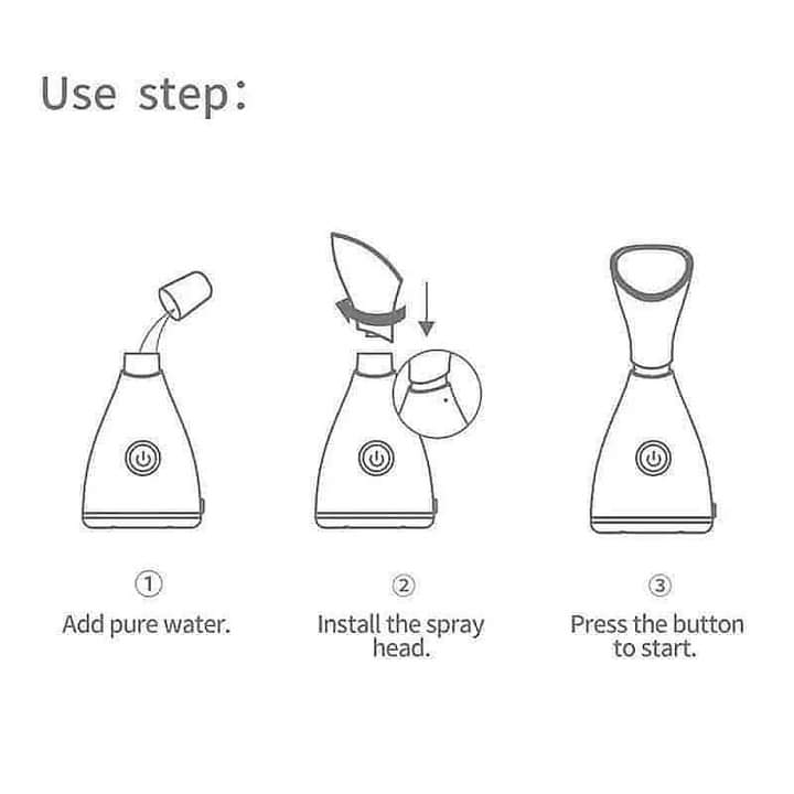 Nano Facial Steamer for Pore Cleansing and Cold Relief
