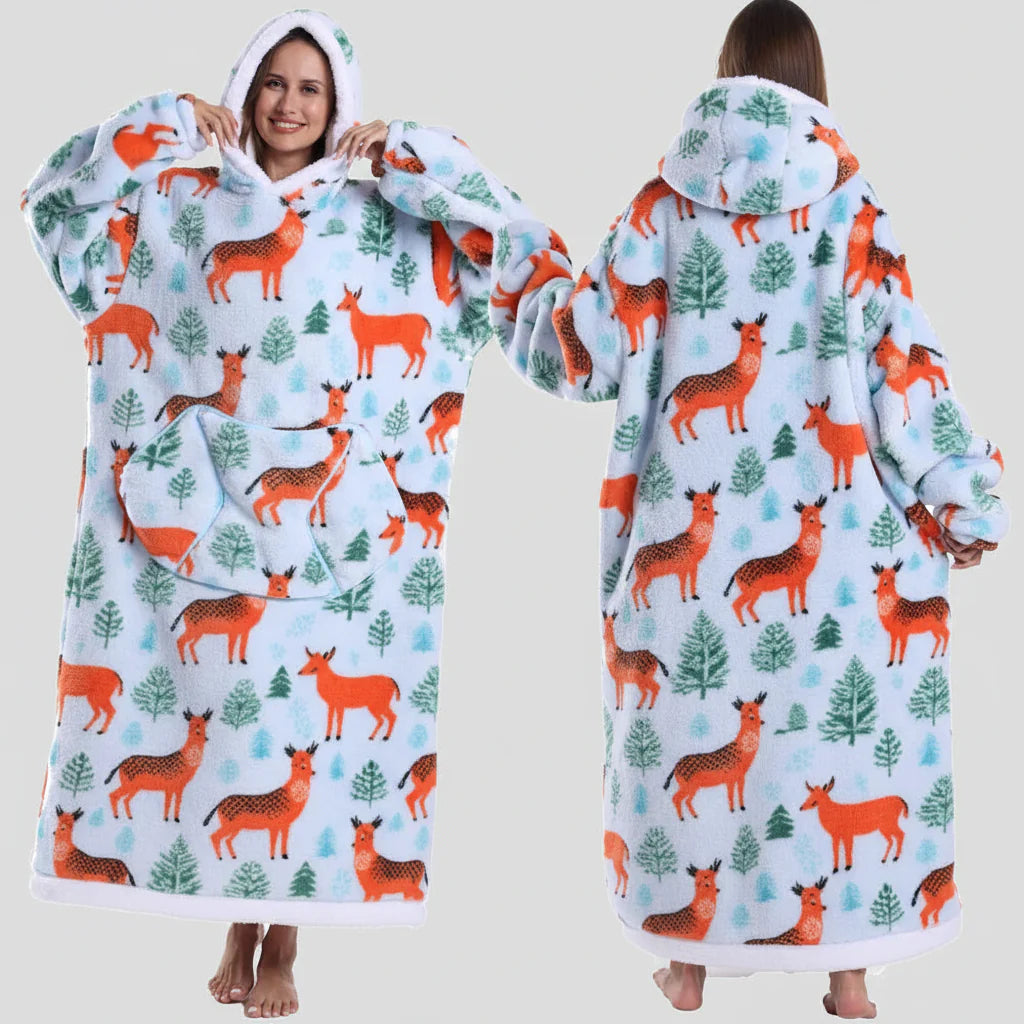 Wearable Sherpa Cosplay Oversized TV Blanket