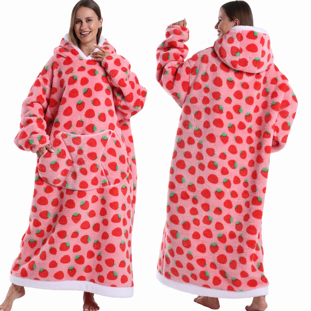 Wearable Sherpa Cosplay Oversized TV Blanket