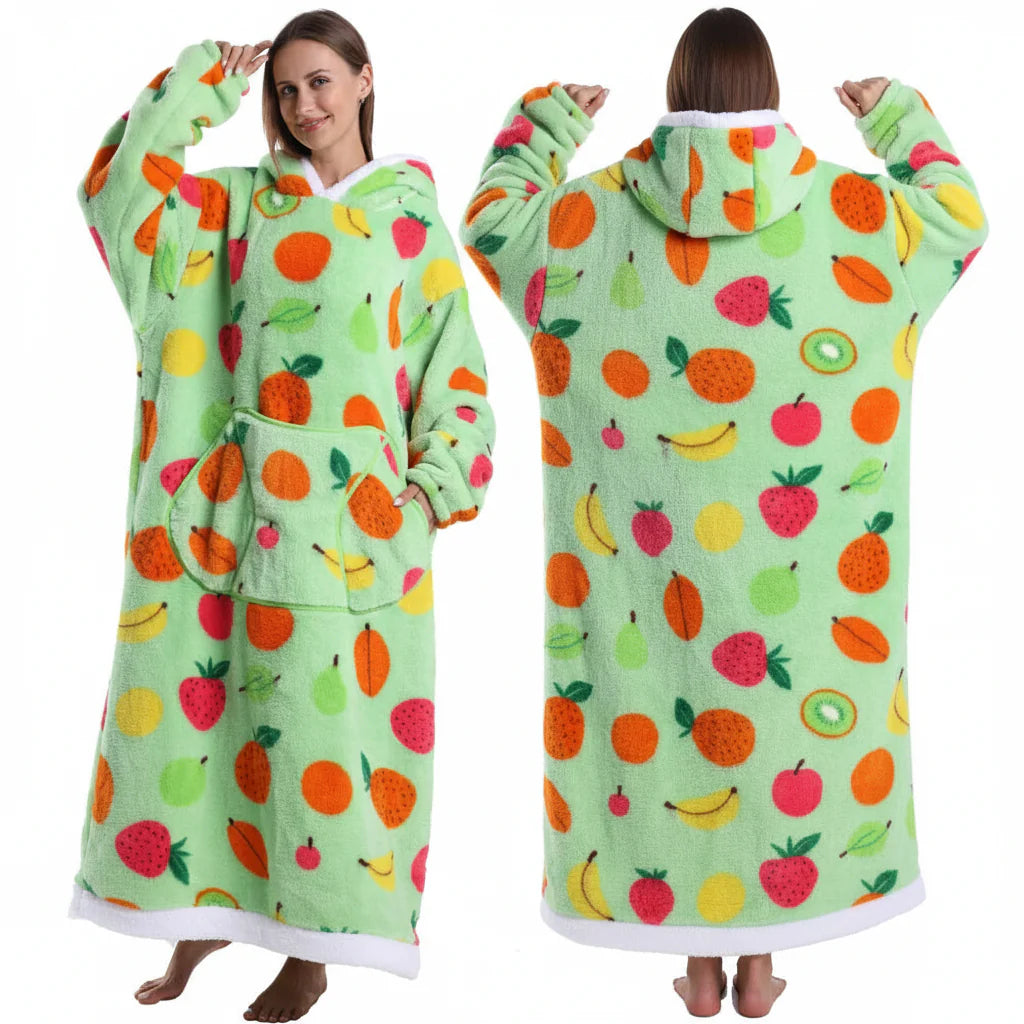 Wearable Sherpa Cosplay Oversized TV Blanket