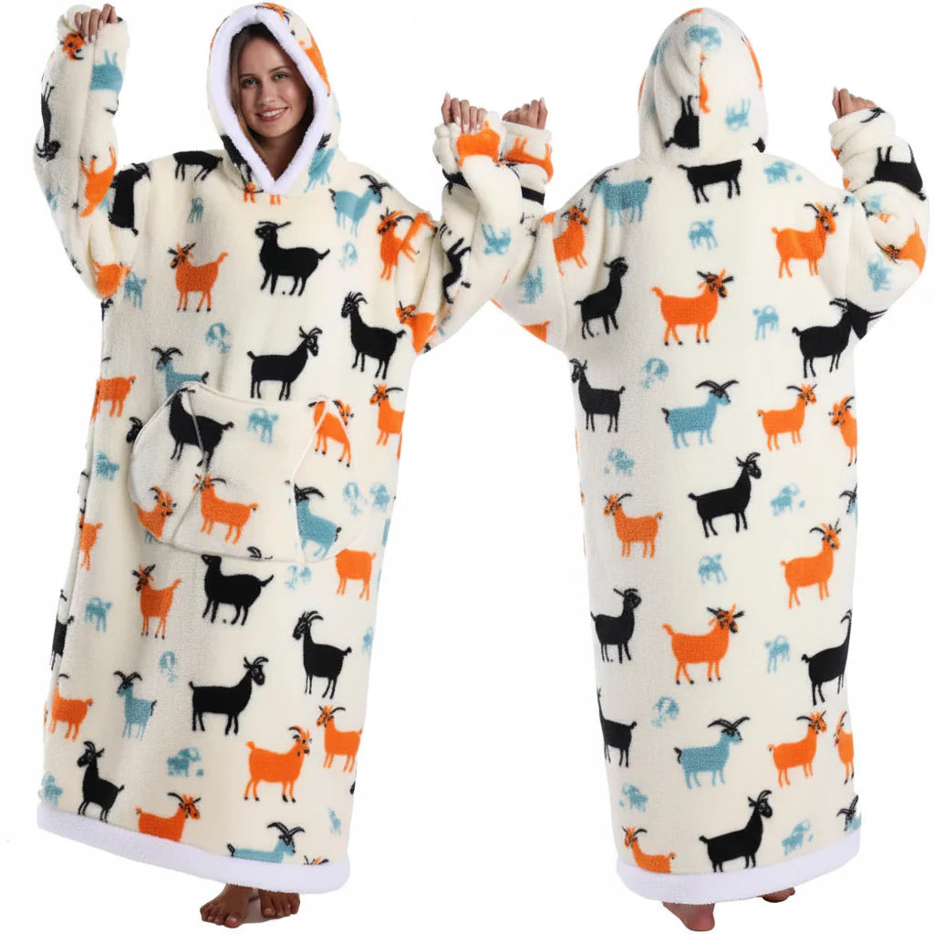Wearable Sherpa Cosplay Oversized TV Blanket