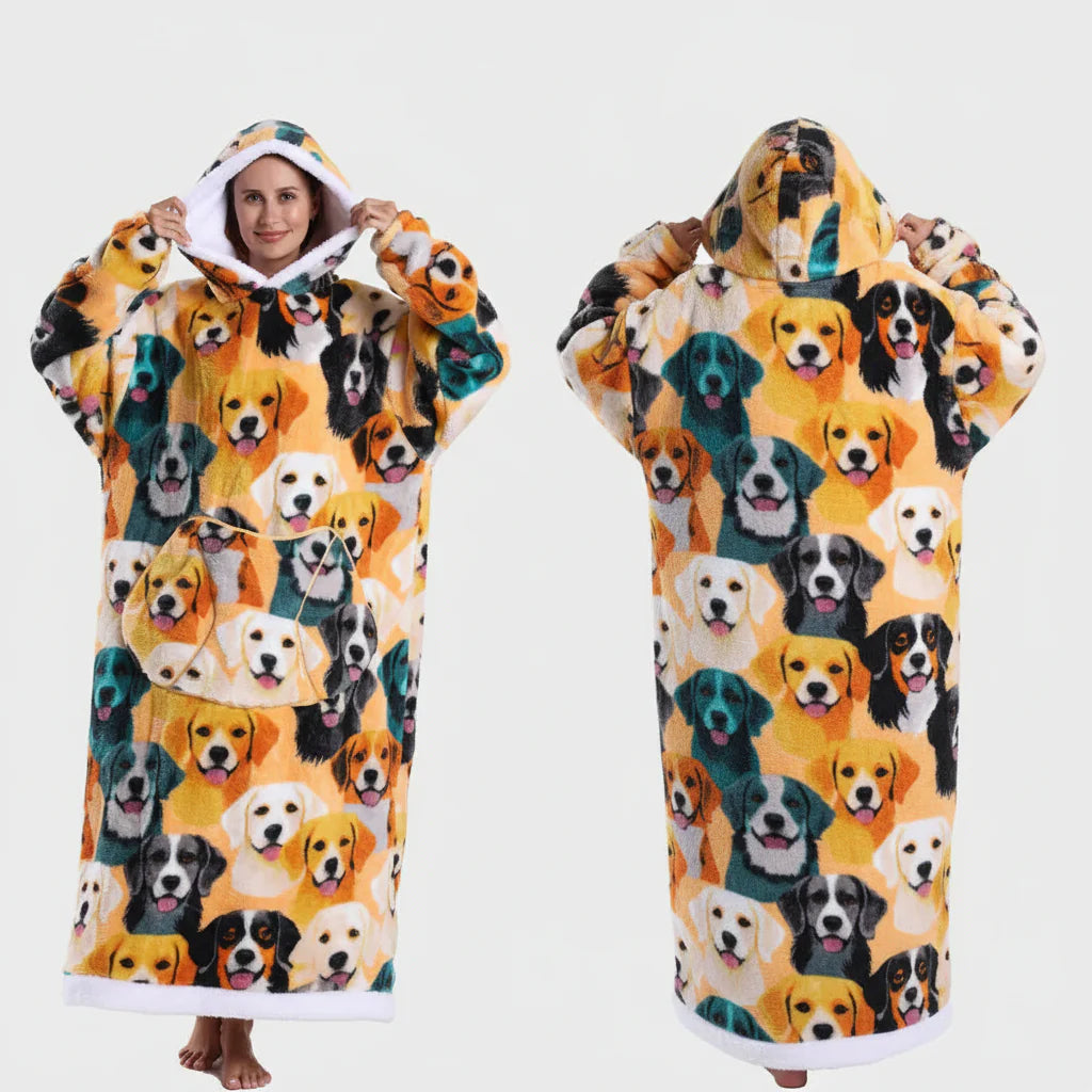 Wearable Sherpa Cosplay Oversized TV Blanket
