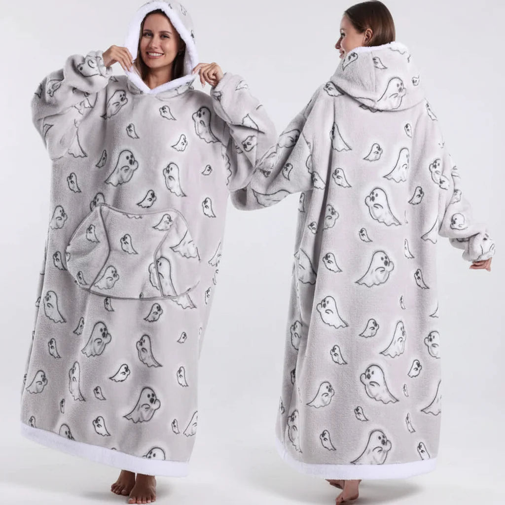 Wearable Sherpa Cosplay Oversized TV Blanket