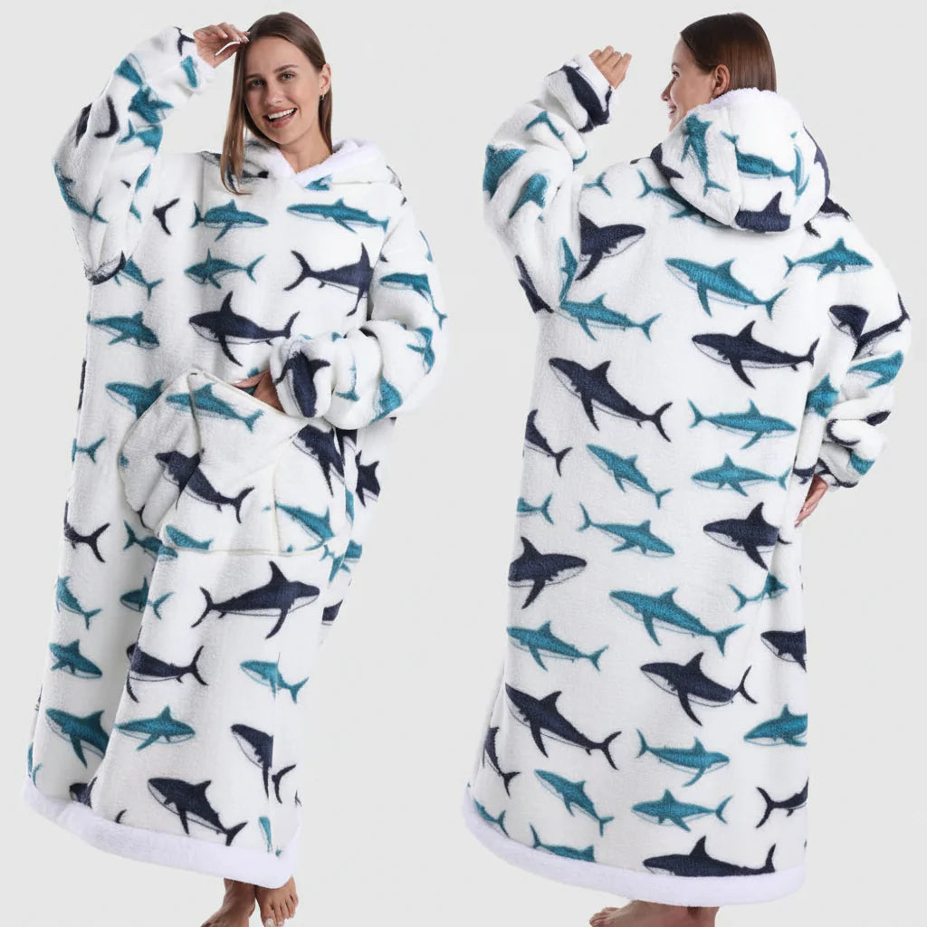 Wearable Sherpa Cosplay Oversized TV Blanket
