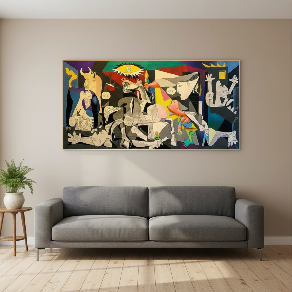Guernica Picasso Canvas Art Print on Cotton