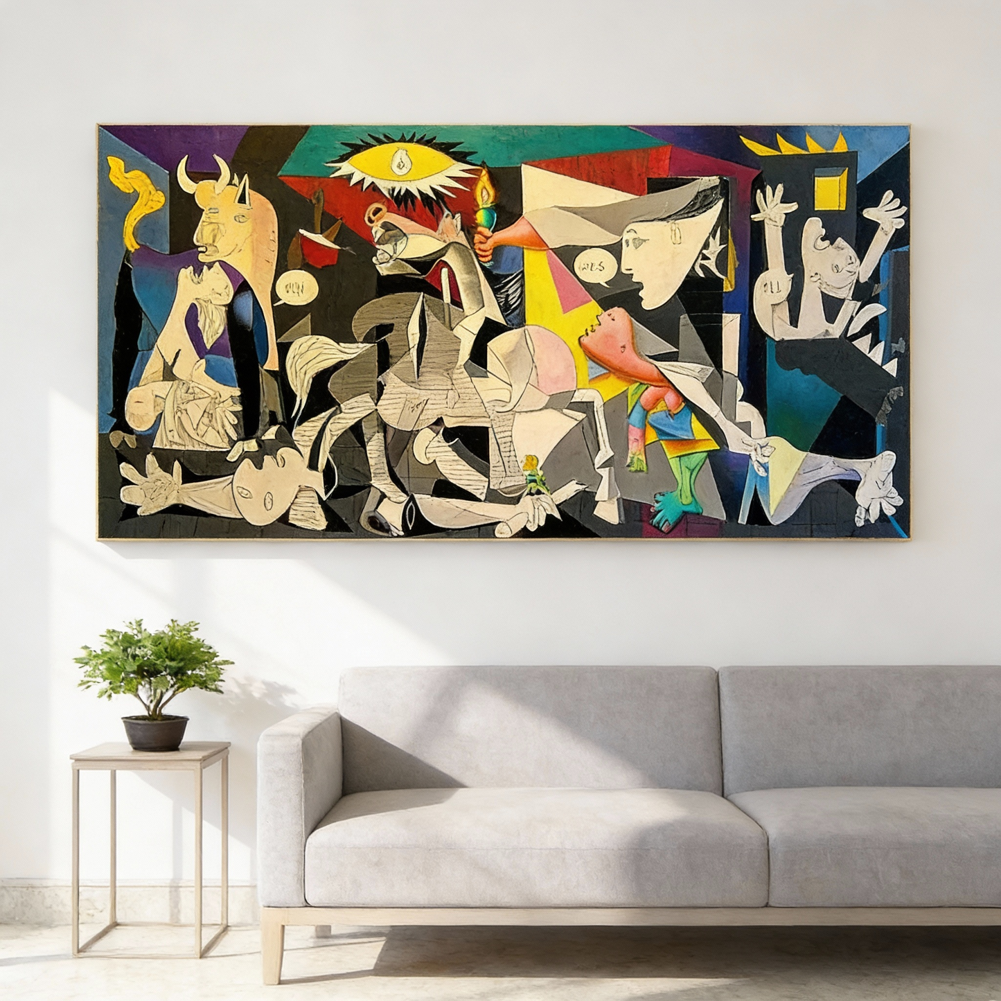 Guernica Picasso Canvas Art Print on Cotton