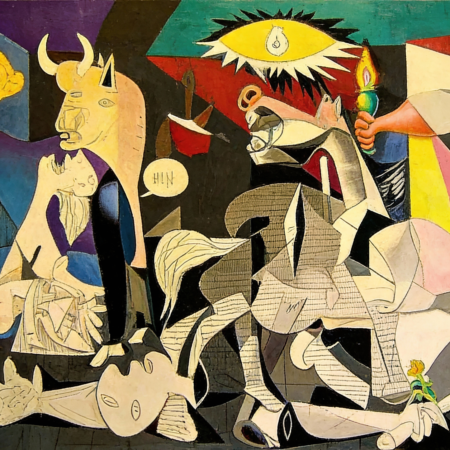 Guernica Canvas Art Print by Pablo Picasso