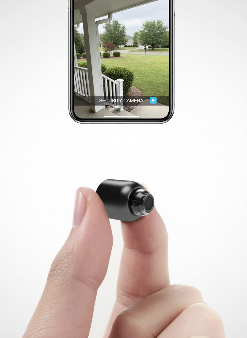 Compact 1080P WiFi Security Camera with Night Vision