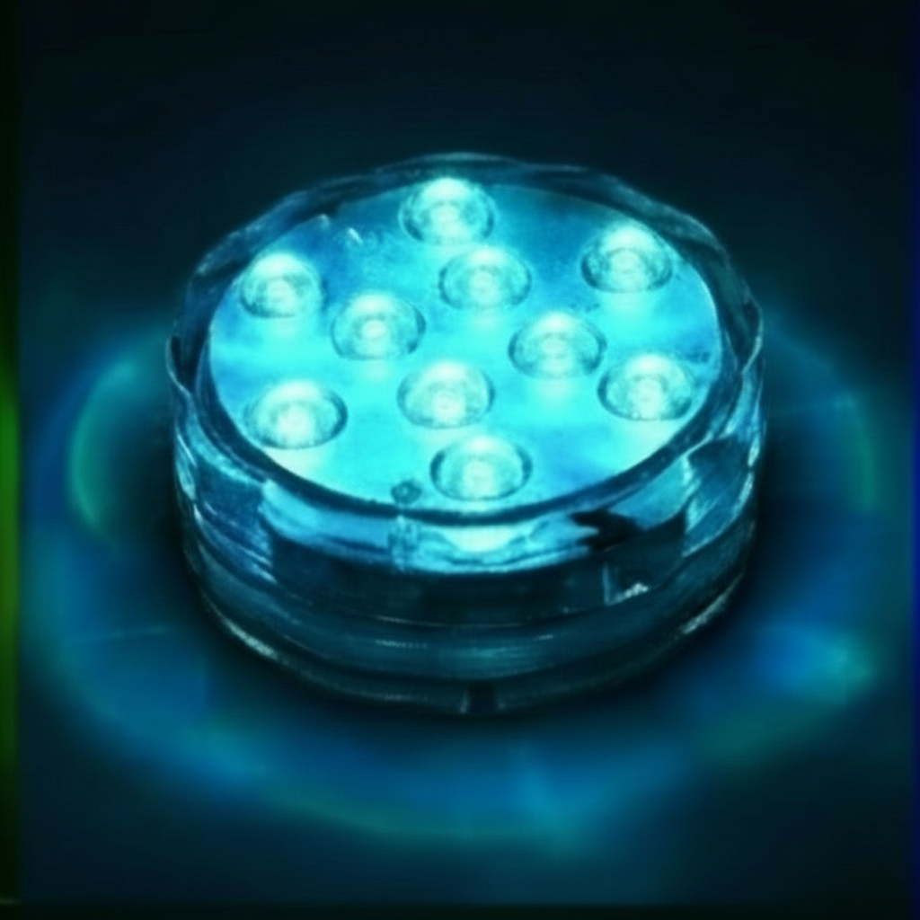 Remote Control Waterproof LED Pool Lights with Magnetic Suction