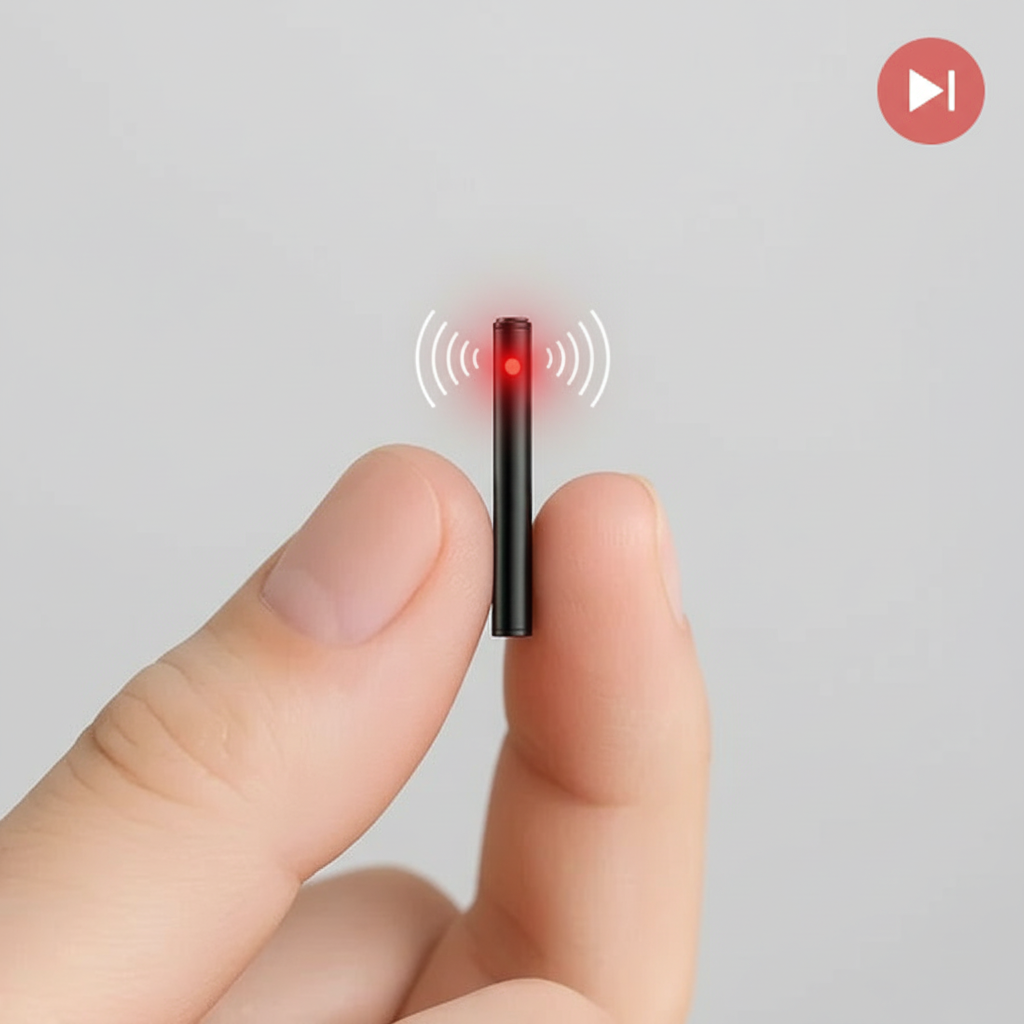 Mini Portable Voice Recorder with Sound Activation and Playback